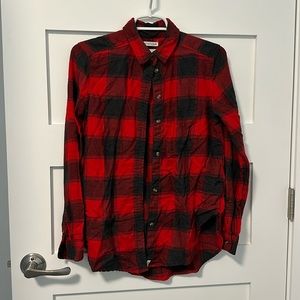 American Eagle Buffalo Plaid Flannel Shirt